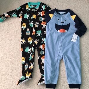 NWT Set of 2 Monster PJs (size 18 months)
